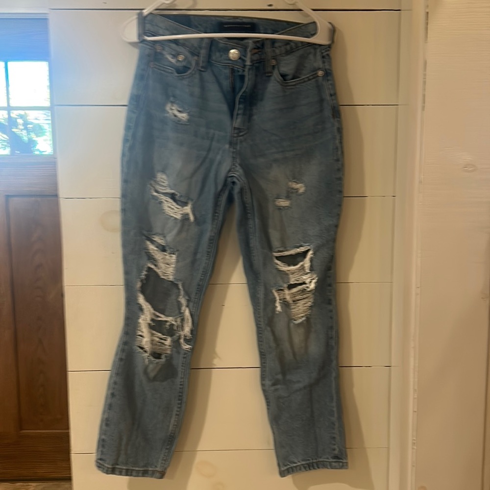 Aeropostale Distressed Mom Jeans